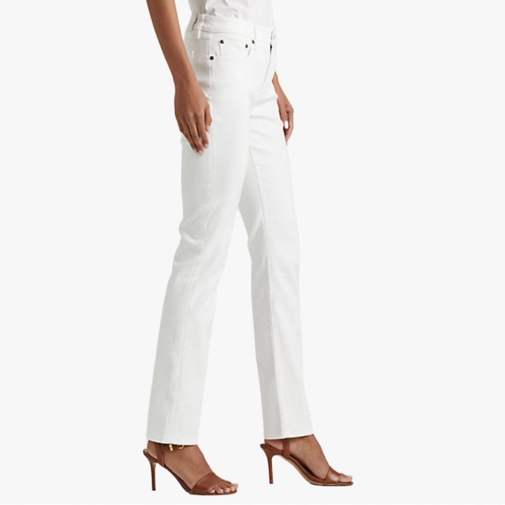 Ralph Lauren Modern Straight Curvy High-Rise Women’s Jeans - 10 - Picture 16 of 17